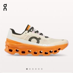 On Clouds Cloudmonster Sneakers Orange Fawn | Turmeric size 9